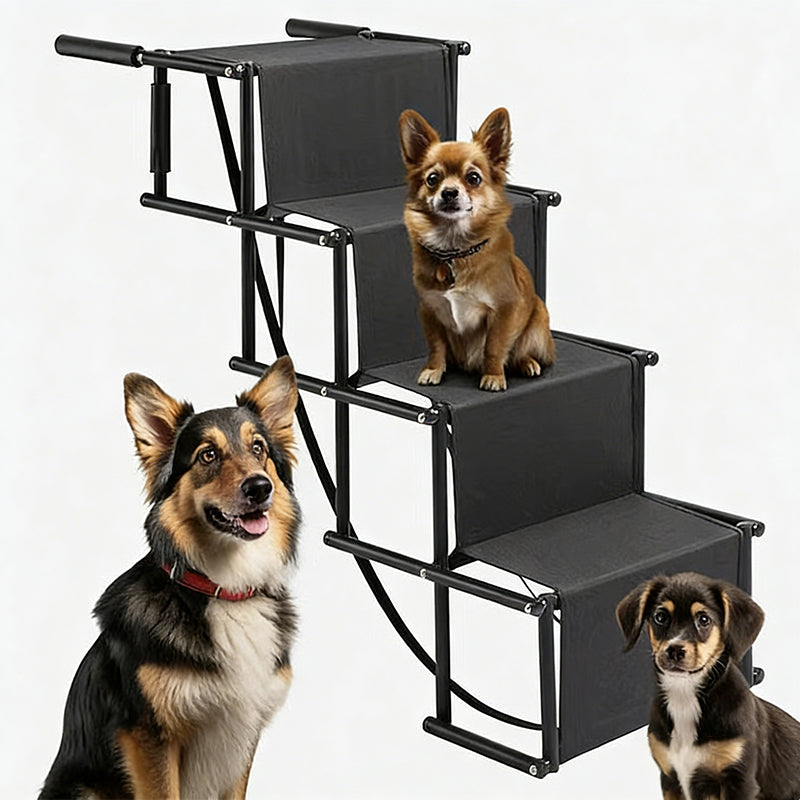 Portable Foldable Pet Ramp – Supports Up to 60kg