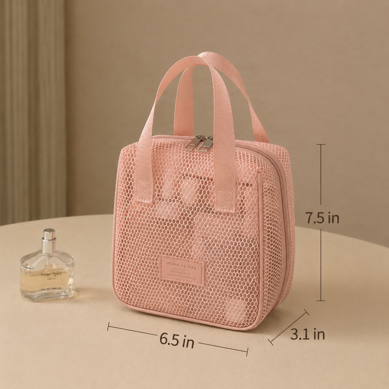 Waterproof Multi-Compartment Cosmetic Travel Bag