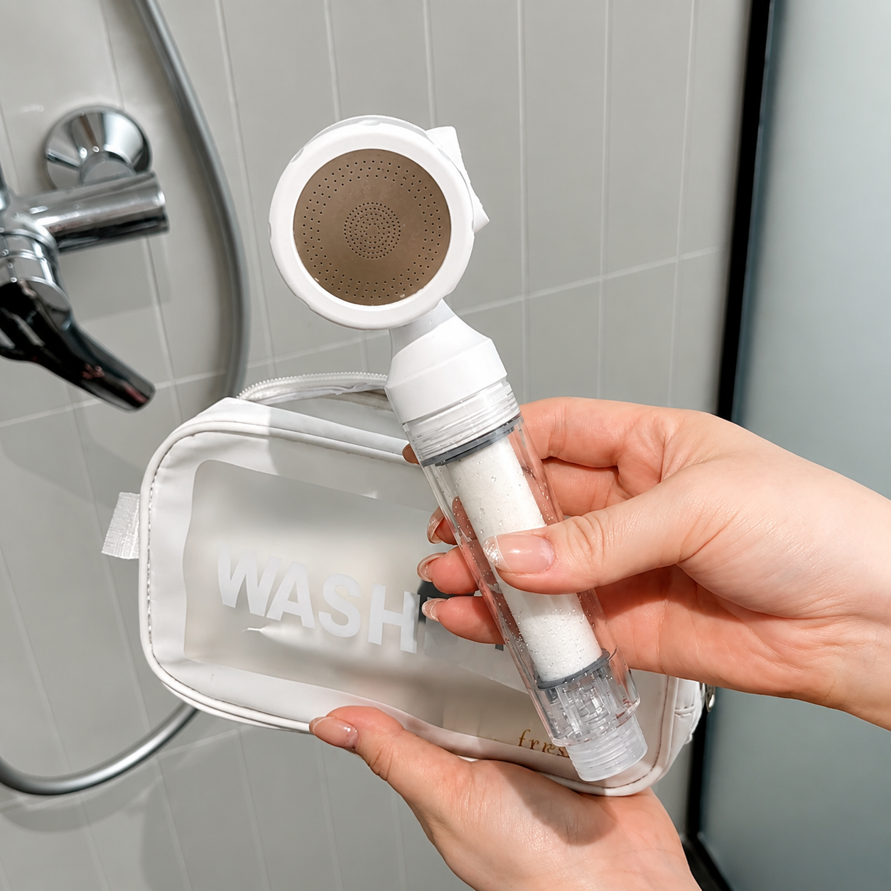 Portable Hotel Travel Filter Shower Head