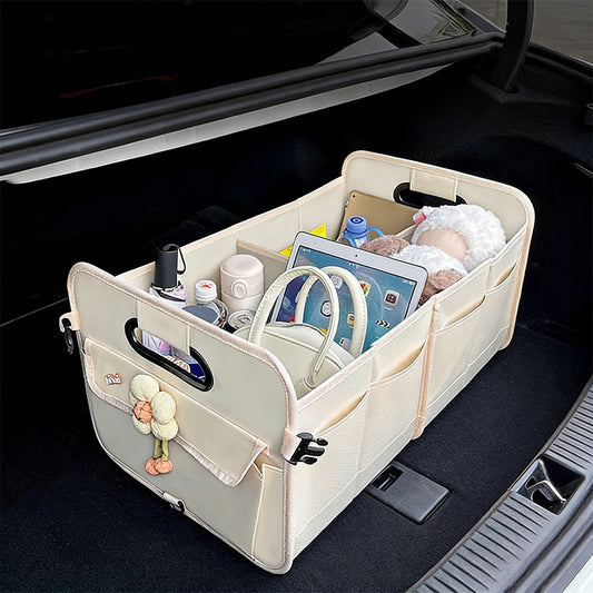 Foldable Car Storage Bin – Large-Capacity Trunk Organizer