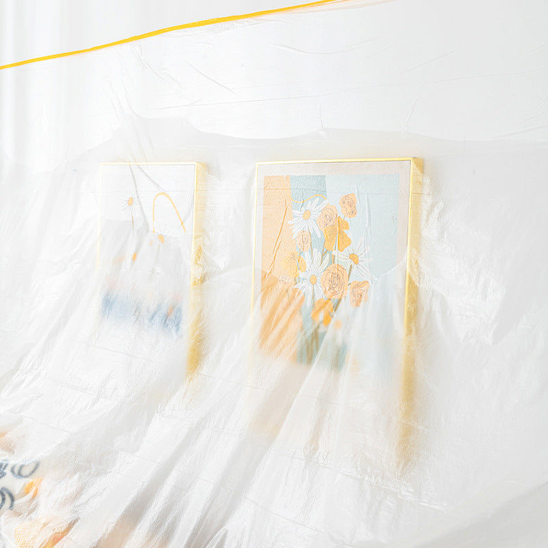 Thick Moisture-Proof Furniture Dust Film – Residue-Free Tape