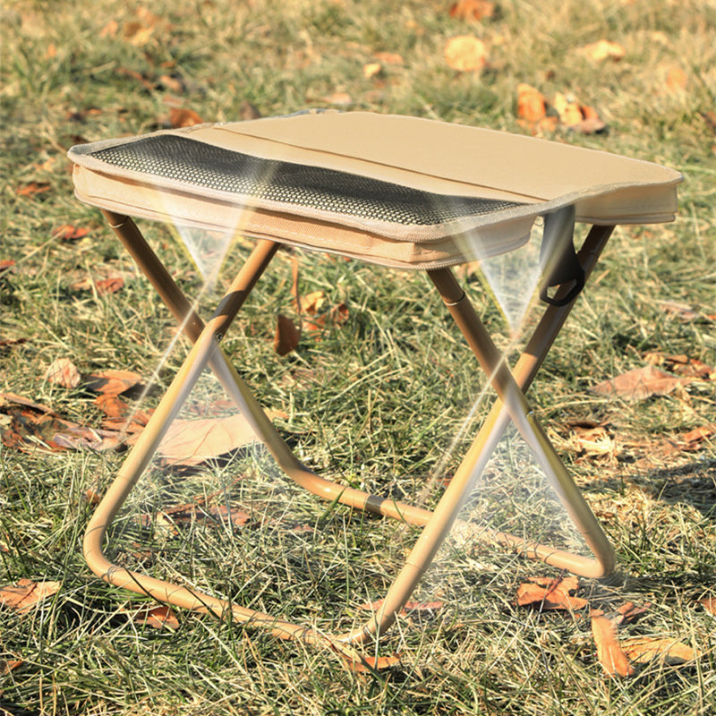 Portable Folding Stool with Backpack Design
