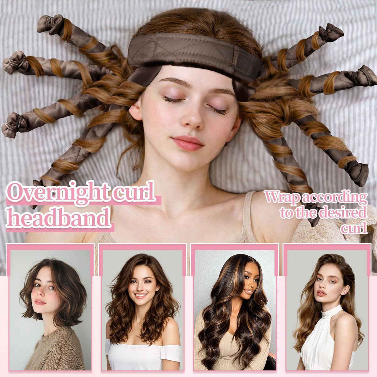 Heatless Curling Headband