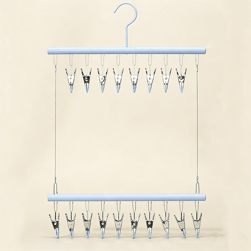 Stainless Steel Double-Layer Drying Rack | No-Mark Organizer for Hats & Intimates