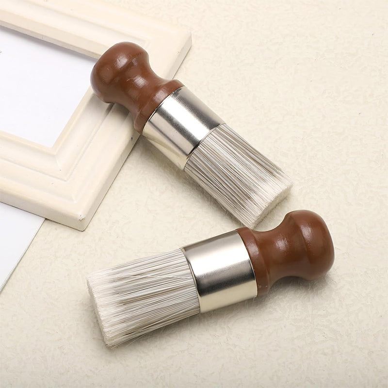 Premium Horsehair Leather Care Cleaning Brush for Genuine Leather Bags