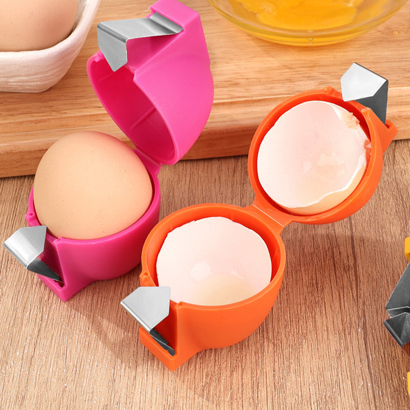Creative Egg-Shaped Kitchen Egg Cracker Tool