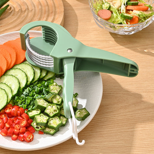 Stainless Steel Vegetable & Fruit Slicer – Multi-Purpose Kitchen Tool