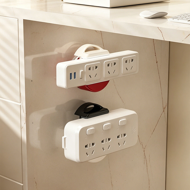 Removable Suction Cup Power Strip Holder – No Drilling Required