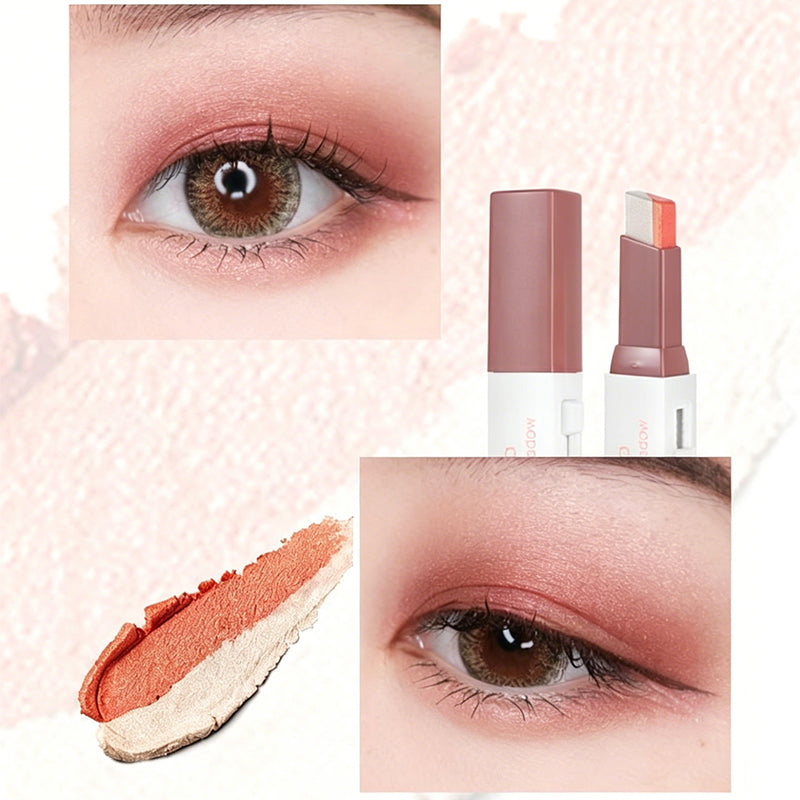Waterproof Dual-Color Gradient Eyeshadow Stick