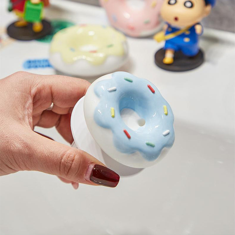 Universal Ceramic Donut Pop-Up Drain Stopper, Anti-Clog & Odor-Free