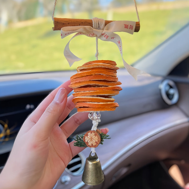 Natural Orange Car Hanging Ornament with Essential Oil