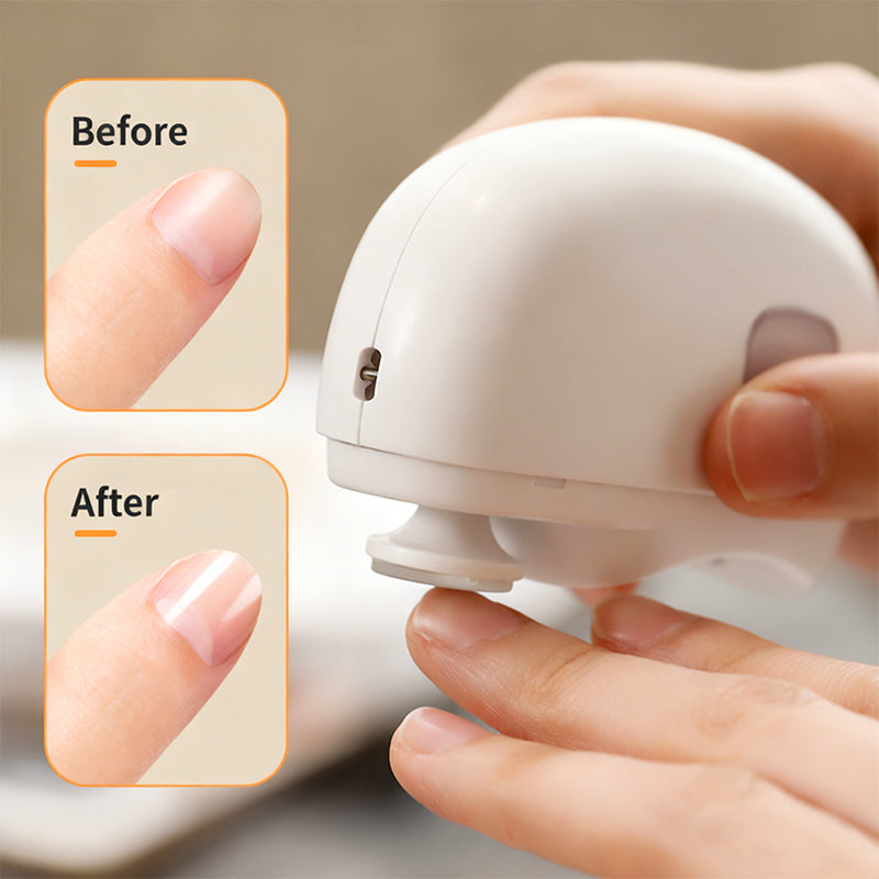Quiet Electric Nail Clipper for Kids & Adults with Safety Lock