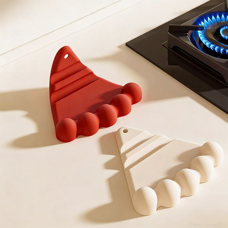 Thick Heat-Resistant Silicone Pot Lid Rest