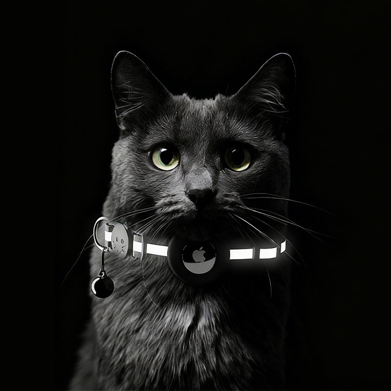Reflective Waterproof Pet Tracking Collar for AirTag