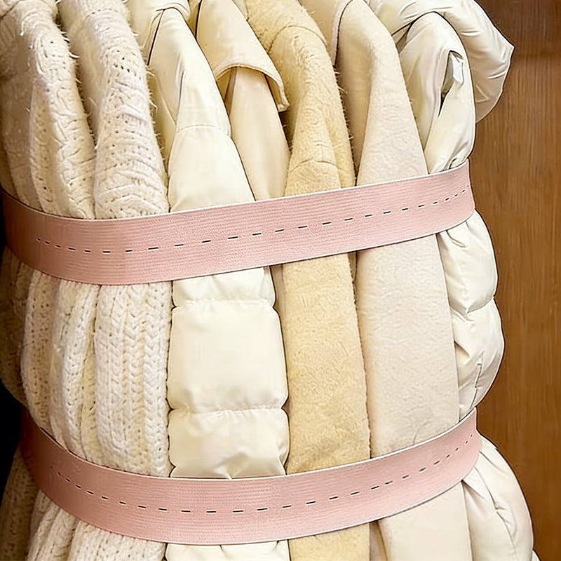 Multi-Hole Adjustable Compression Clothing Storage Straps