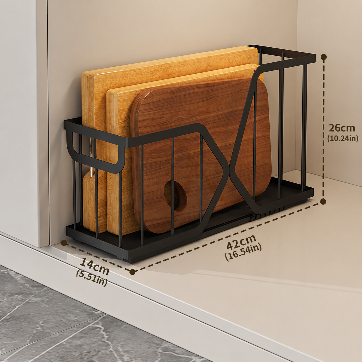Pull-Out Kitchen Cabinet Organizer