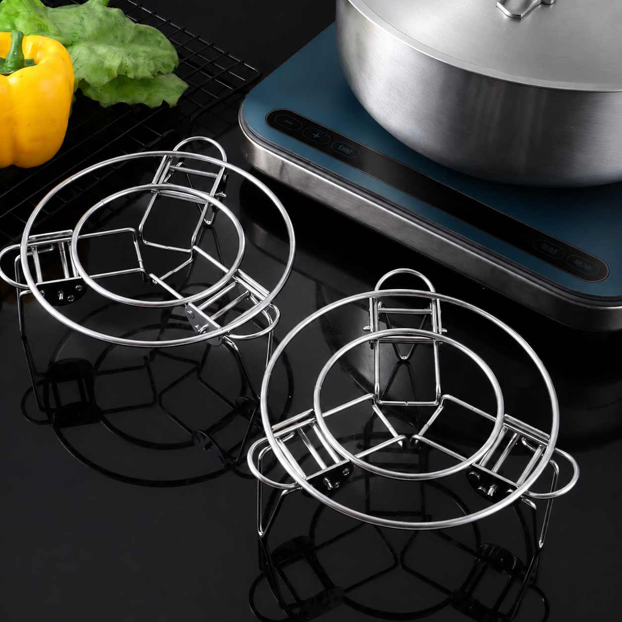 304 Stainless Steel Expandable Steaming Rack