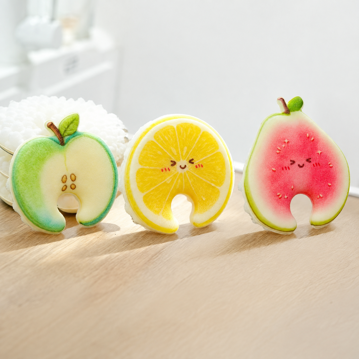 Fruit-Shaped Kitchen Sponge