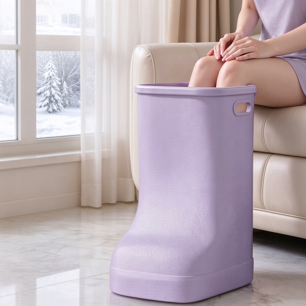 Boot-Style Heated Massage Foot Spa