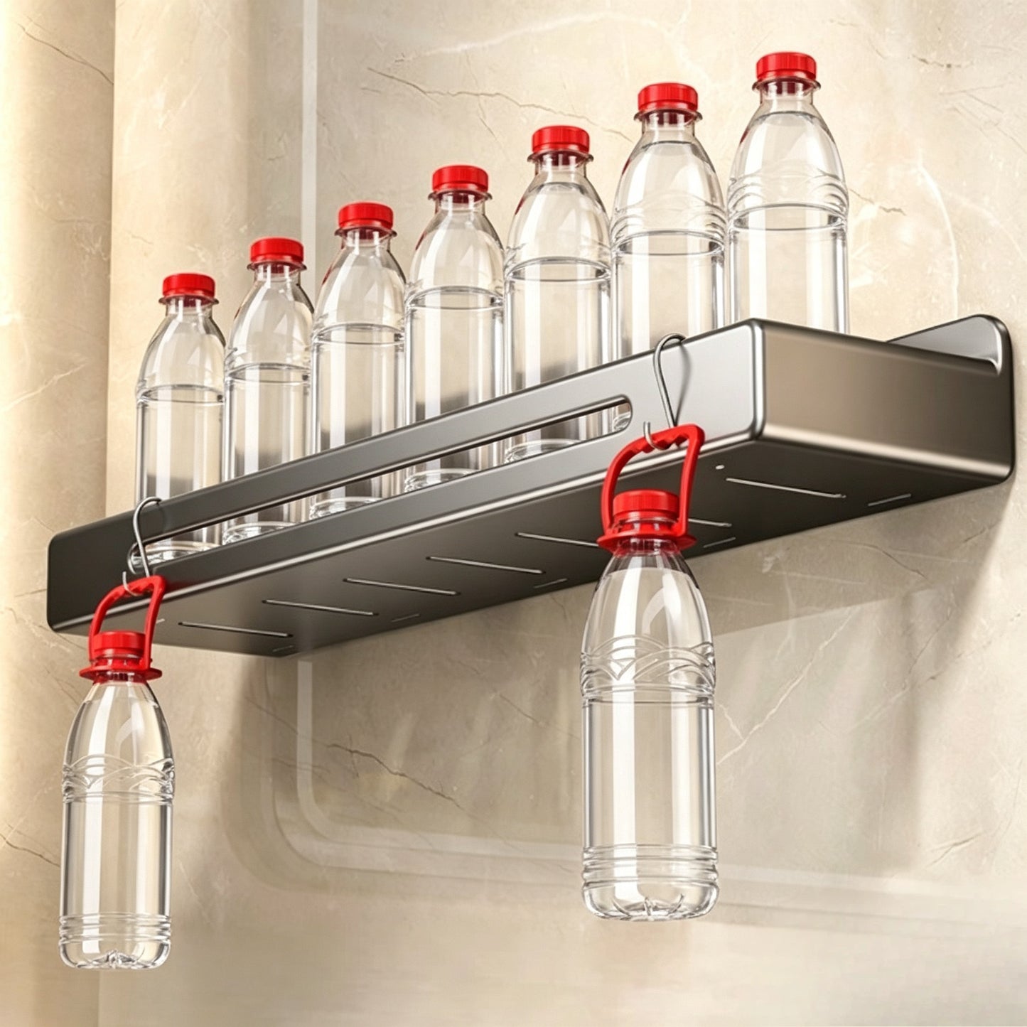 Invisible Wall Mounted Kitchen Rack