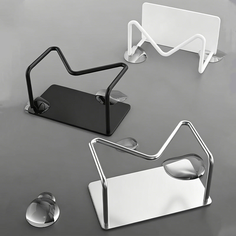 Drill-Free Stainless Steel Wall Mounted Storage Rack