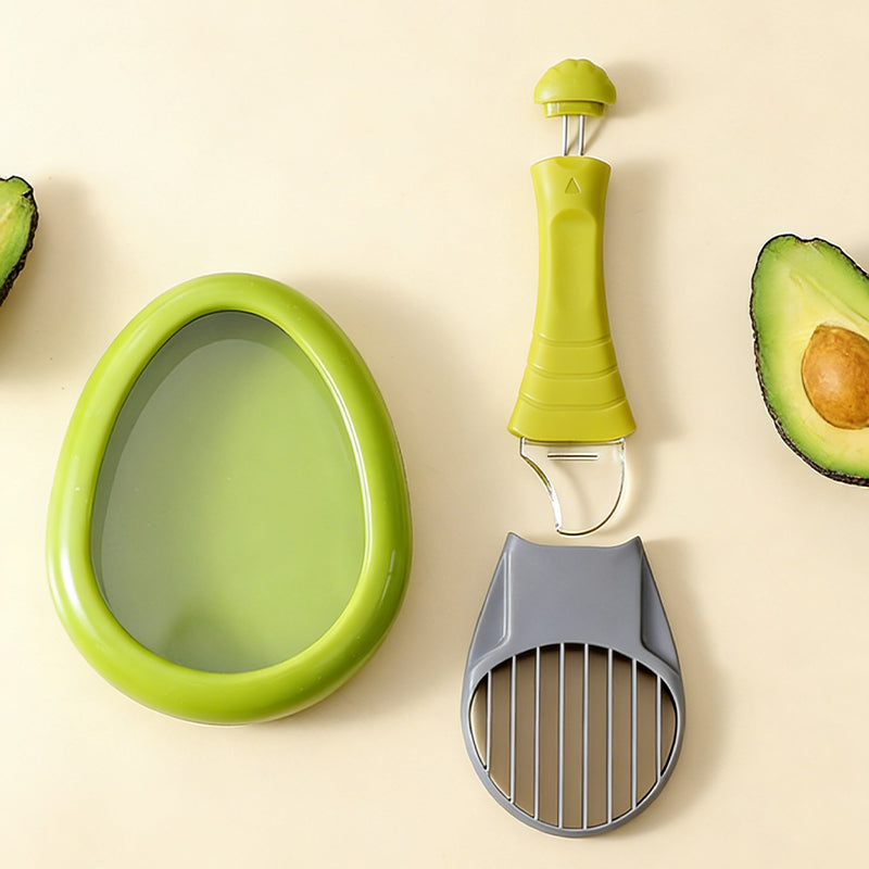 3-in-1 Avocado Tool – Cutter, Pitter & Slicer