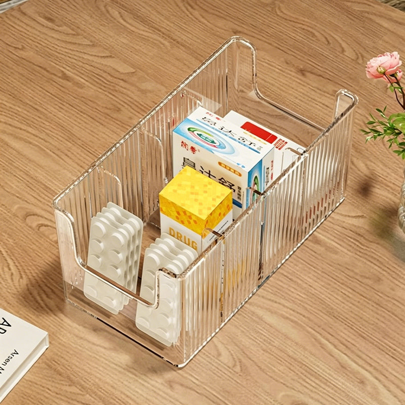Expandable Medicine Organizer with Removable Dividers