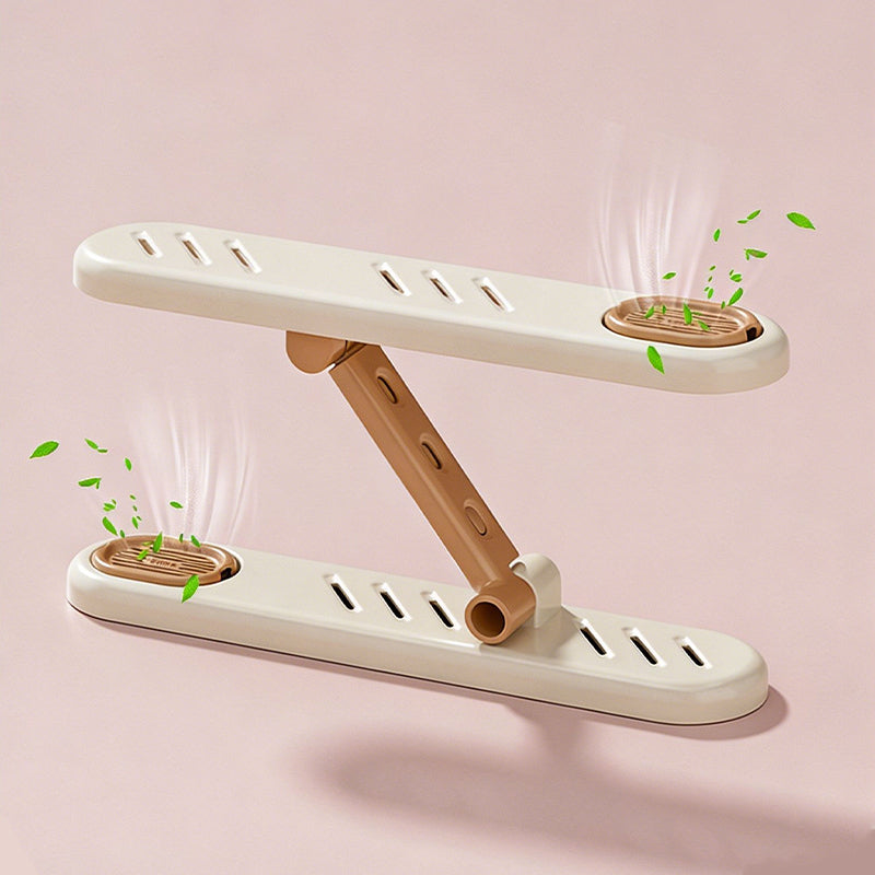 Adjustable Shoe Slot Organizer with Aromatherapy Box