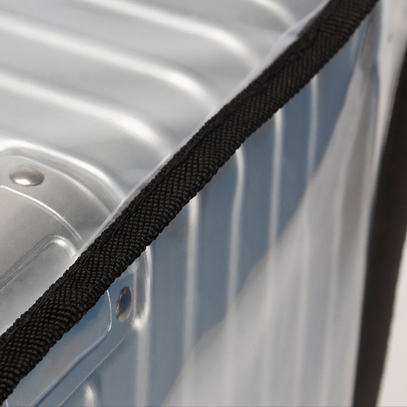 Full Coverage Transparent Luggage Cover with Handle Openings
