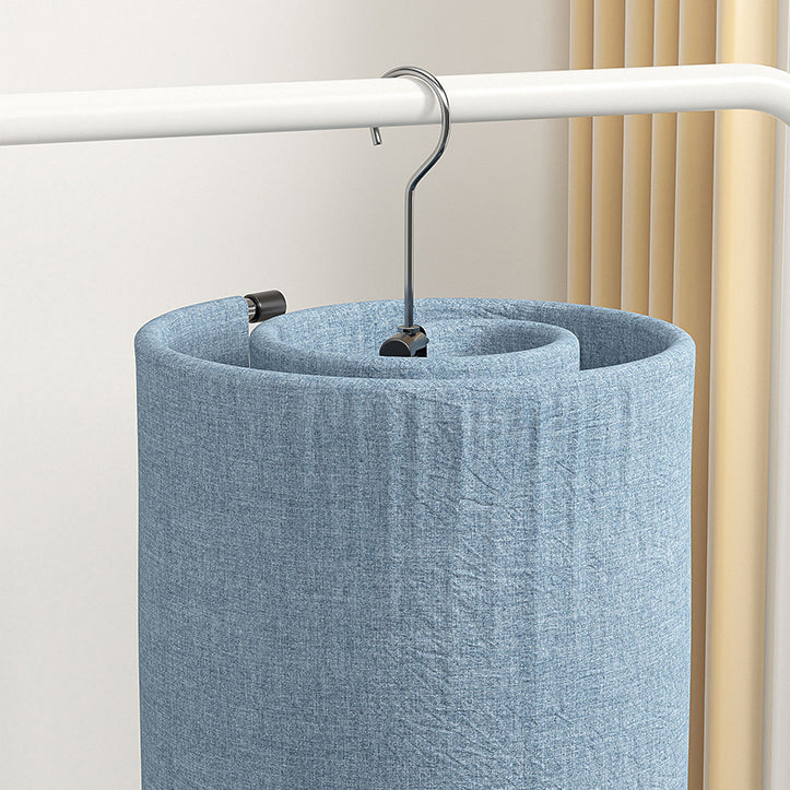 Foldable Stainless Steel Quilt Hanger for Blankets, Towels & Bedding