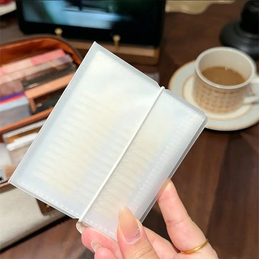 Frosted Transparent Eyelash Tape Storage Book