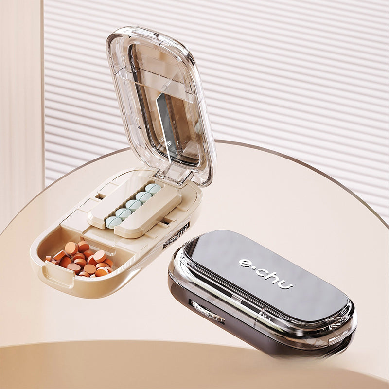 Portable Pill Cutter & Organizer