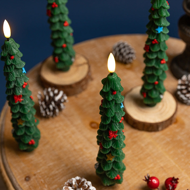 Christmas Paraffin Wax Candle Light