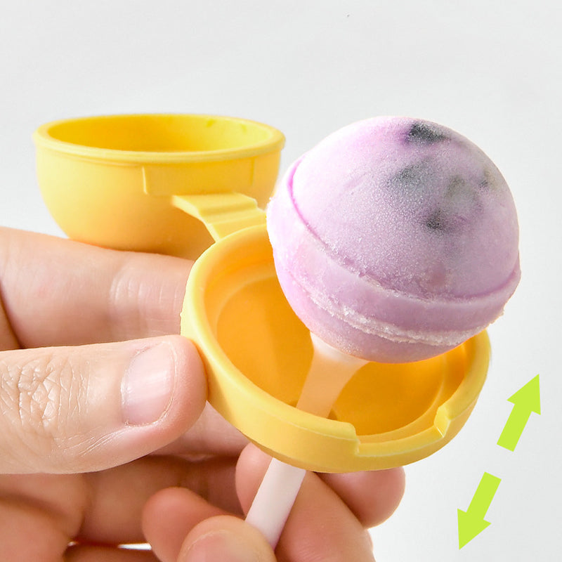 Silicone Lollipop Ice Mold with Lid