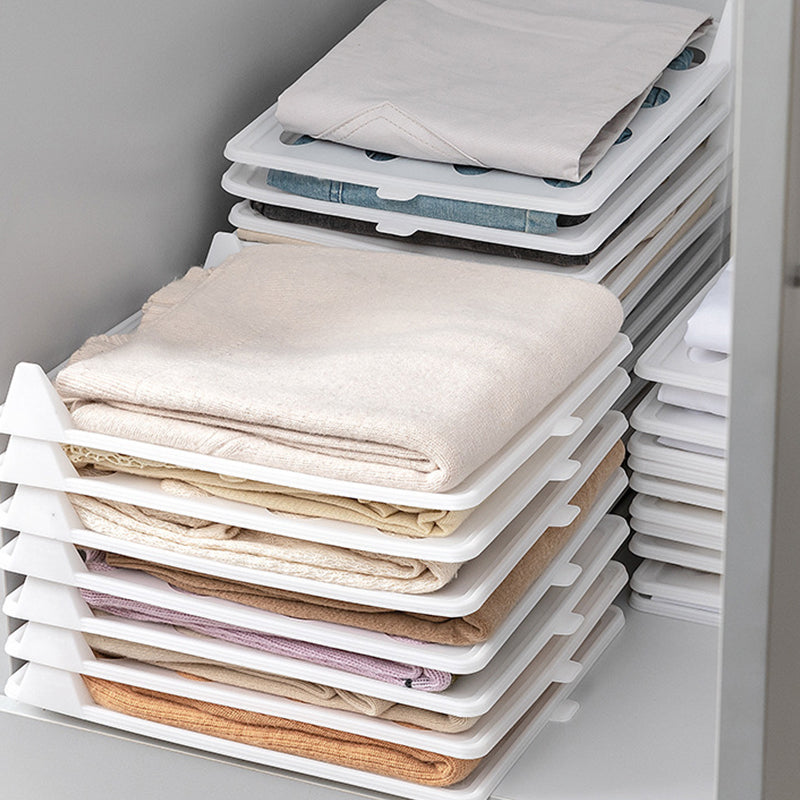Stackable Clothes Organizer Board – Wrinkle-Free Storage
