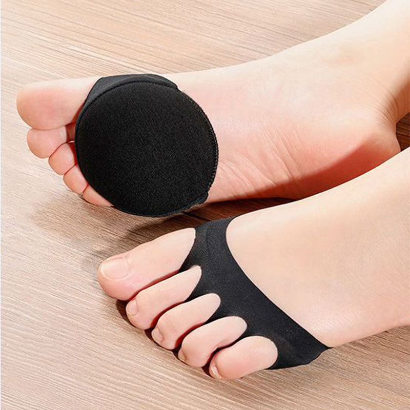 Invisible High Heel Forefoot Pad Socks – Reduce Walking Pain & Forefoot Pressure