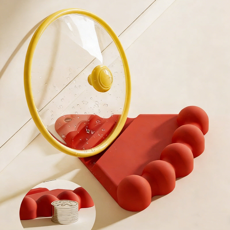 Thick Heat-Resistant Silicone Pot Lid Rest