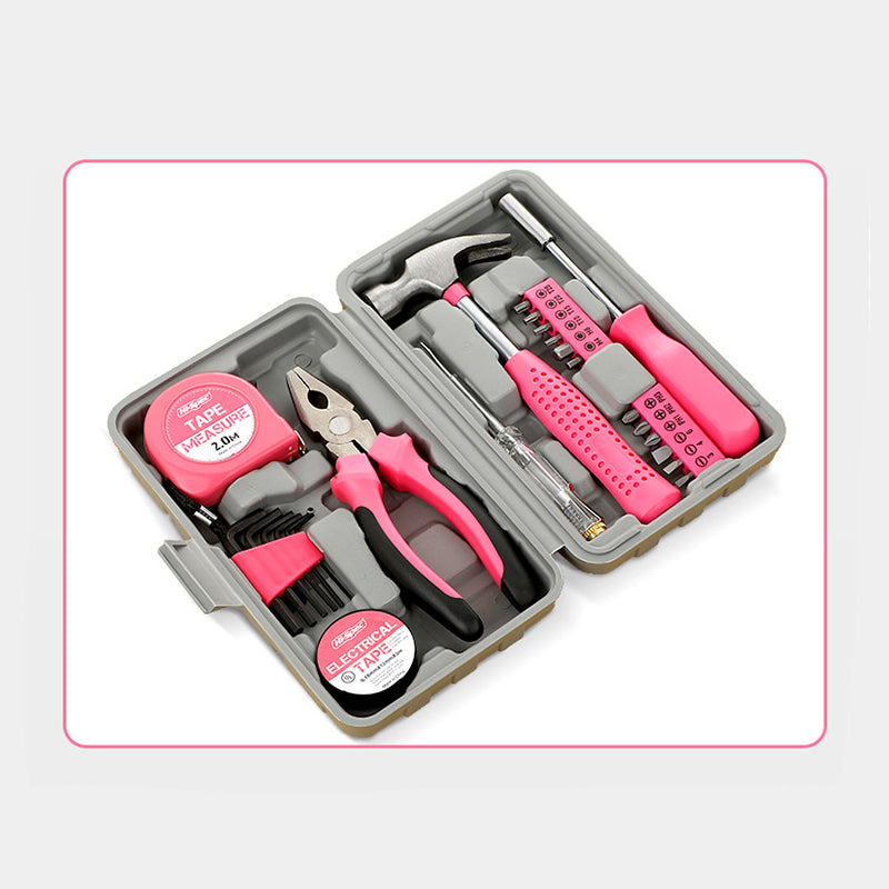 24-Piece Portable Carbon Steel Home Repair Tool Kit