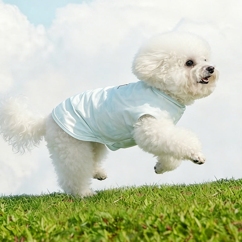 Cooling & UV Protection Pet Shirt with Heat-Responsive Indicator