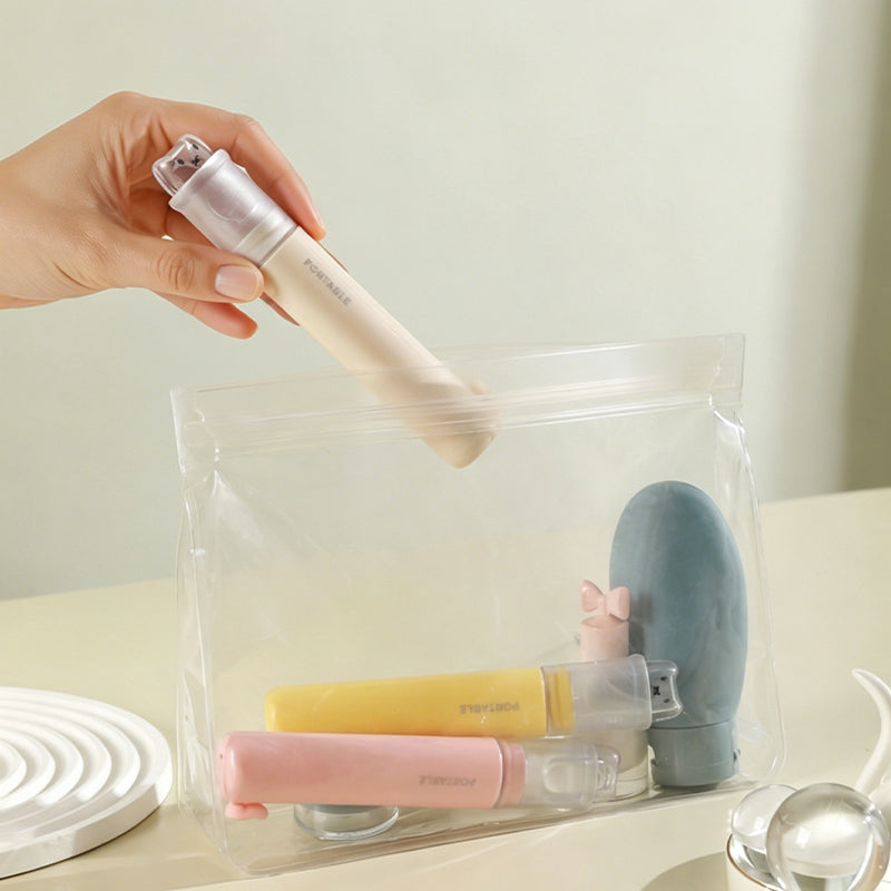 2-in-1 Portable Folding Toothbrush & Toothpaste Travel Set