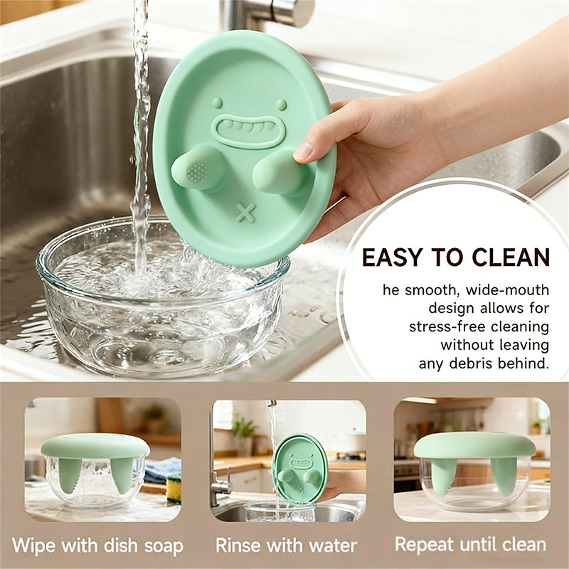 Cute Airtight Snack Container – Hands Stay Clean