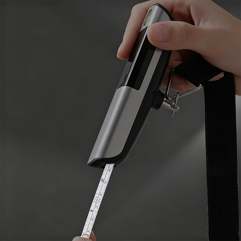 Portable Digital Luggage Scale with Measuring Tape