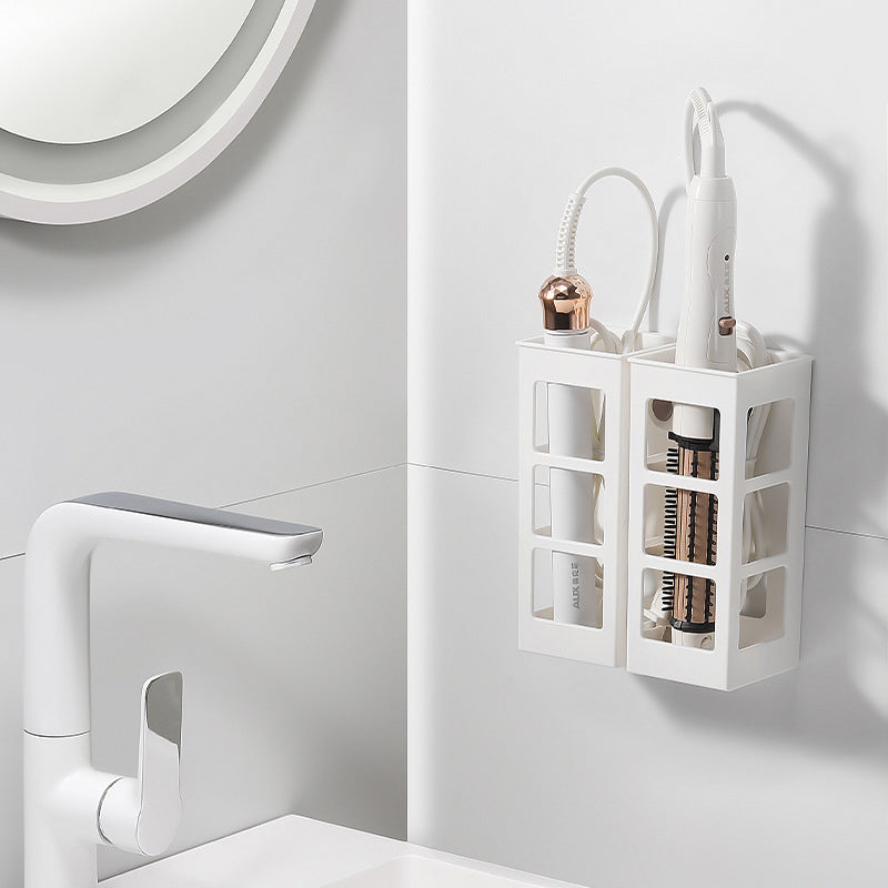 Wall-Mounted Curling Iron Organizer