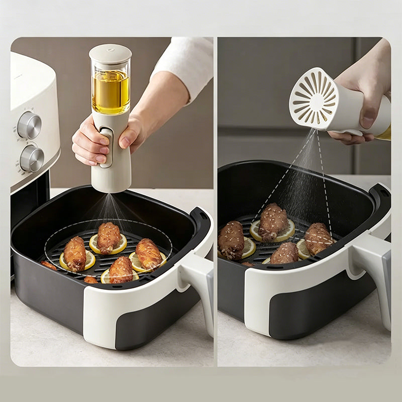 2-in-1 Upside-Down Oil Sprayer & Pourer