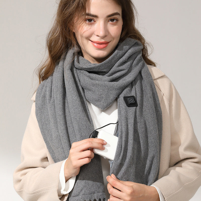 USB Heated Scarf – 3-Level Fast Heating