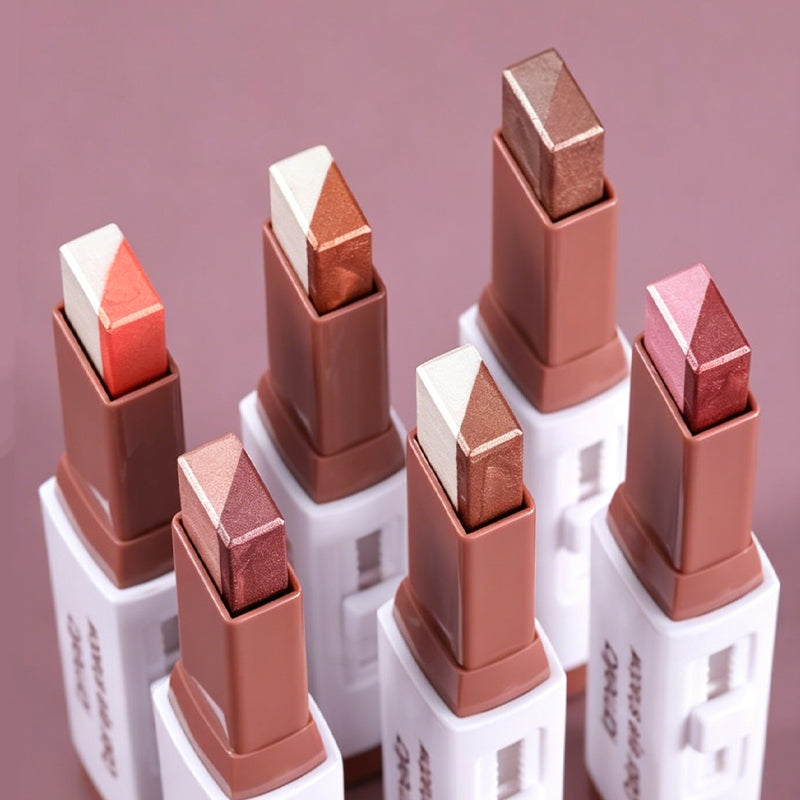 Waterproof Dual-Color Gradient Eyeshadow Stick