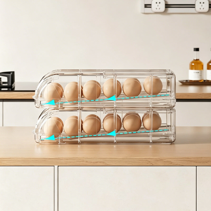 Auto Refill Anti-Crush Egg Storage Box