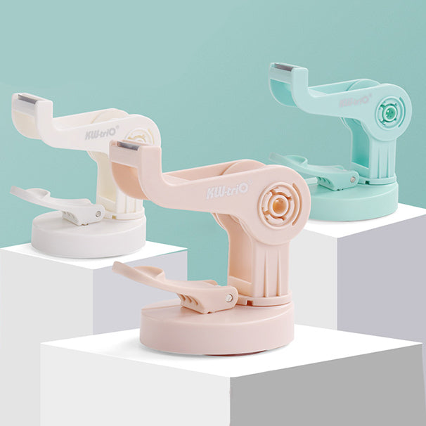 360° Swivel Tape Cutter with Suction Base – One-Hand Operation Design