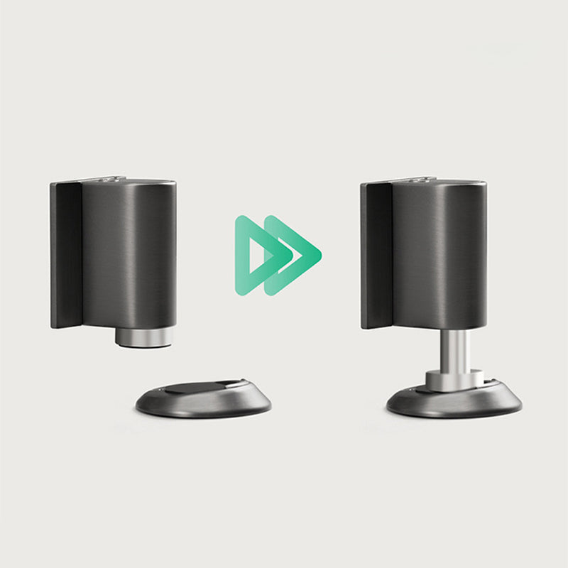No-Drill Dual Magnetic Door Stop – Strong Hold & Auto Rebound