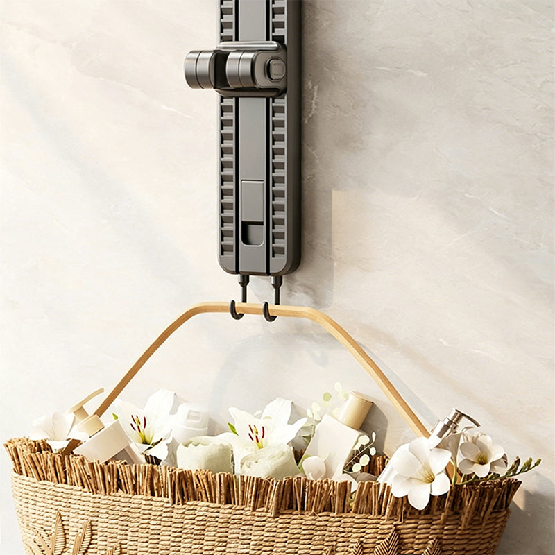 Sliding Track Suction Shower Head Holder – Height Adjustable, Universal Fit & Reusable